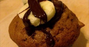 Muffin vegetariani al cioccolato e banane